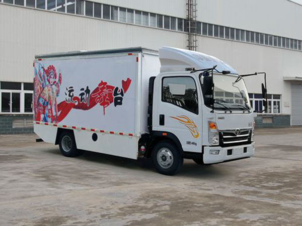国六重汽豪曼流动舞台车
