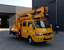 国六东风途逸13米蓝牌高空作业车