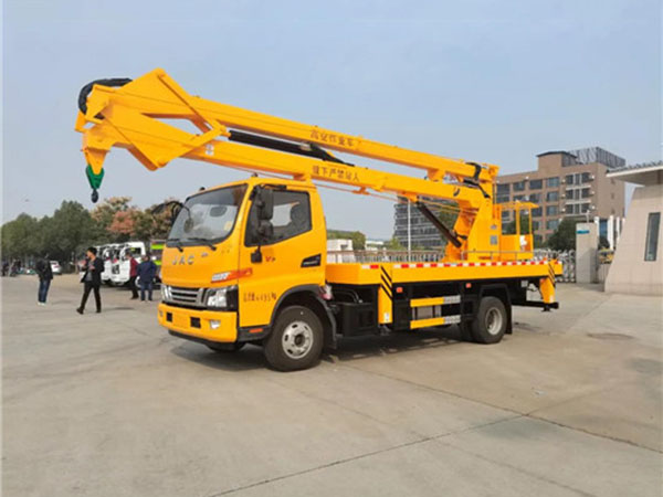 国六江淮骏铃18米高空作业车