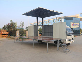 东风锐铃24平米流动舞台车