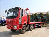 解放J6小三轴平板运输车（拖240及以下型号挖机）