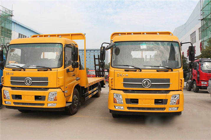 东风天锦平板运输车(拖150及以下型号挖机)